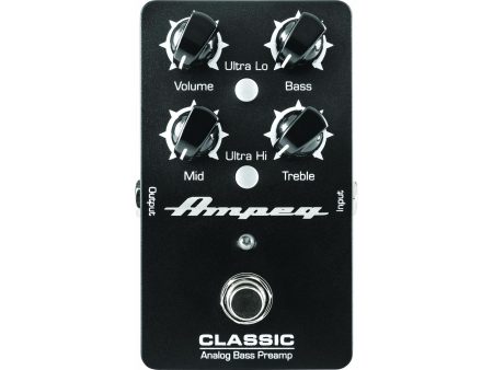 PREAMP analogico para Bajo con switch True Bypass