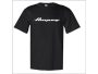 Remeras con logo AMPEG blanco LARGE