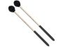 Suspended Cymbal Mallets. Black Yarn. Med Soft