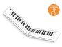 Plegable 49tecl,SENSITIVO,Bluetooth MIDI,Recargable