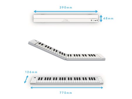 Plegable 49tecl,SENSITIVO,Bluetooth MIDI,Recargable - Image 2