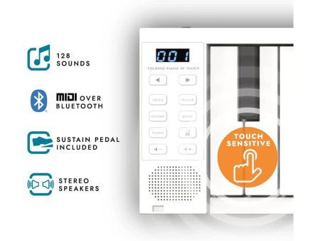 Plegable 49tecl,SENSITIVO,Bluetooth MIDI,Recargable - Image 3