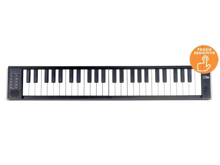 Plegable 49tecl,SENSITIVO,Bluetooth MIDI,Recargable