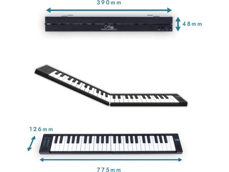 Plegable 49tecl,SENSITIVO,Bluetooth MIDI,Recargable - Image 3