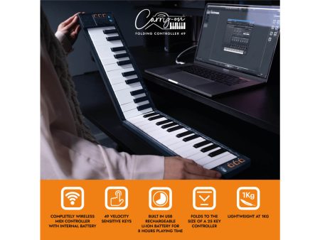 Controlador MIDI,Sensitivo,BLUETOOTH,Plegable - Image 4
