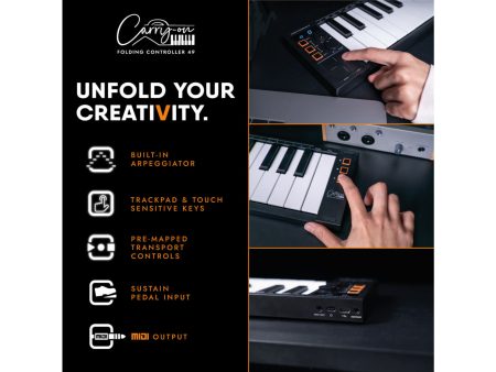 Controlador MIDI,Sensitivo,BLUETOOTH,Plegable - Image 5