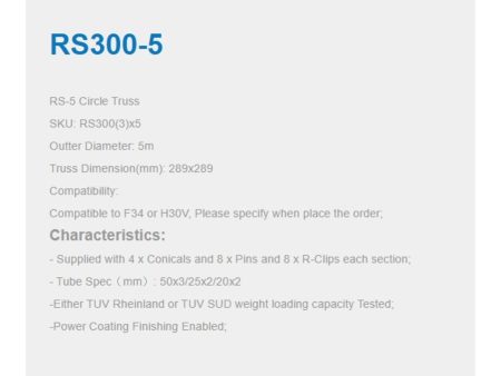 TRUSS CIRCULAR diam.ext.5mts, 29x29 ALUMINIO - Image 5