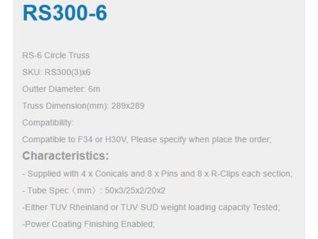 TRUSS CIRCULAR diam.ext.6mts, 29x29 ALUMINIO - Image 5