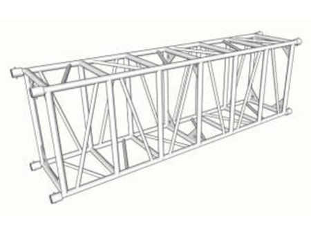Truss RECT Tbo Ppal 3mm. 62x90x200cm. Conico. Aluminio
