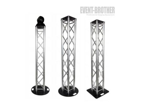 COLUMNA truss 1mt +PBase75x75cmx8mm +PTope30x30cmx8mm