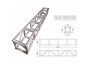 Truss BULON CUADR TP3mm. 35x35x300cm-ext.cerr.Alum