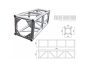 SQR SCREW Truss, MTb3mm 40x40x200cm Cls ends, Alum