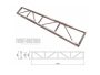 Truss LADDER BULON. 30X300cm. Aluminio