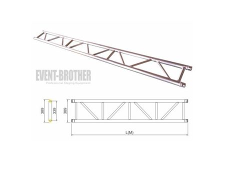 Truss LADDER CONICO. 39x100cm. Aluminio