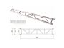 Truss LADDER CONICO. 39x200cm. Aluminio