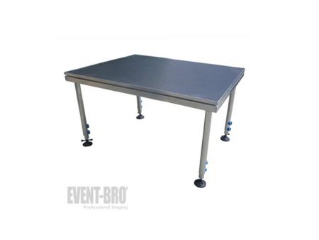Modulo Escenario BASICO 122x122xH:100cm. Aluminio