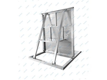 Barrera MULTITUD 125x100xH:120cm c/ESCALON 27kgs ALUMIN - Image 2
