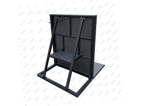 Barrera MULTITUD 125x100xH:120cm C/ESCALON 27kgs NEGRO - Image 2