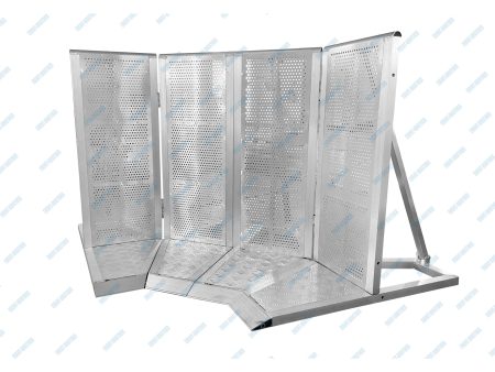 Barrera MULTITUD 125x158xH:120cm. ESQUINA 26kgs ALUMIN - Image 3