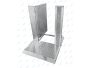 Barrera MULTITUD 125x100xH:120cm c/PUERTA 27kgs ALUMIN