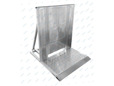 Barrera MULTITUD 125x100xH:120cm c/PUERTA 27kgs ALUMIN - Image 2