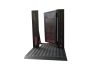 Barrera MULTITUD 125x100xH:120cm c/PUERTA 27kgs NEGRO
