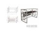 MESA DJ. 2 NIVELES con RUEDAS
