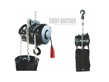 Motor Electr. INT. 1Tn. Cadena 25mts c/blsa. Cble 30mts
