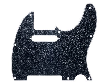 Tele Pickguard BLACK SPARKLE