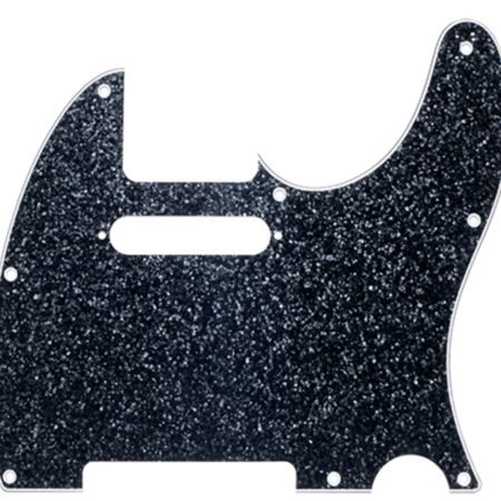 Tele Pickguard BLACK SPARKLE