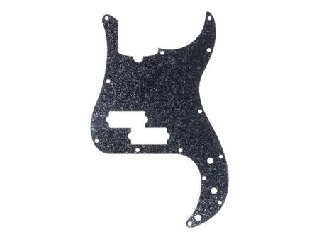 P-Bass Pickguard BLACK SPARKLE