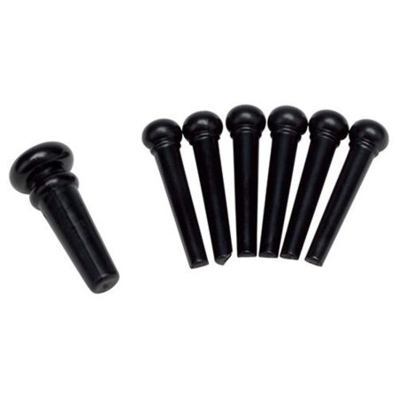 Set de pins trabacuerdas - Negro (bolsa x 6u.)