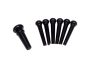 Set de pins trabacuerdas - Negro (bolsa x 6u.)