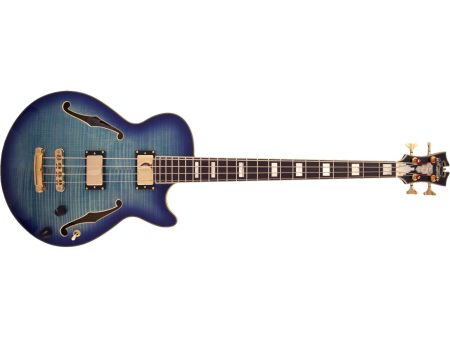 SemiHUECO 1.75" Maple Flameado Acc.DORADOS c/ESTUCHE