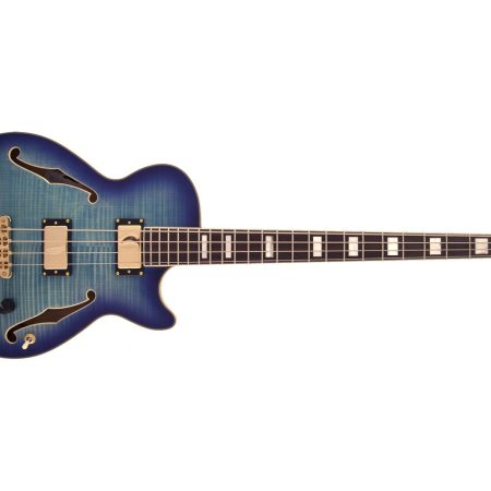SemiHUECO 1.75" Maple Flameado Acc.DORADOS c/ESTUCHE