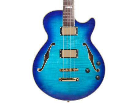 SemiHUECO 1.75" Maple Flameado Acc.DORADOS c/ESTUCHE - Image 2