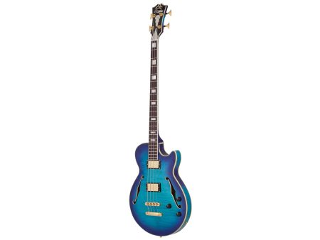 SemiHUECO 1.75" Maple Flameado Acc.DORADOS c/ESTUCHE - Image 5