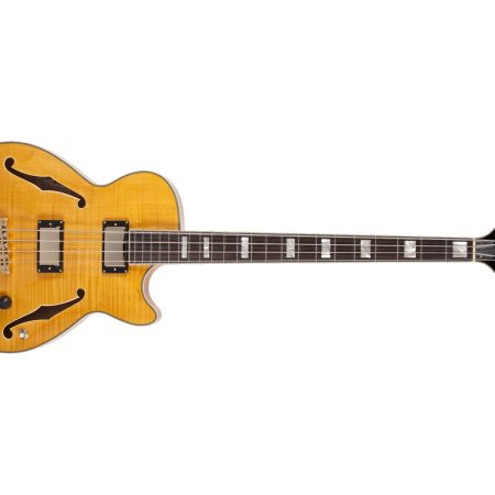 SemiHUECO 1.75" Maple Flameado Acc.DORADOS c/ESTUCHE