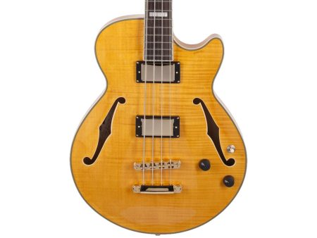 SemiHUECO 1.75" Maple Flameado Acc.DORADOS c/ESTUCHE - Image 2