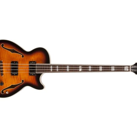 SemiHUECO 1.75" Maple Flameado Acc.DORADOS c/ESTUCHE