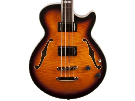 SemiHUECO 1.75" Maple Flameado Acc.DORADOS c/ESTUCHE - Image 2