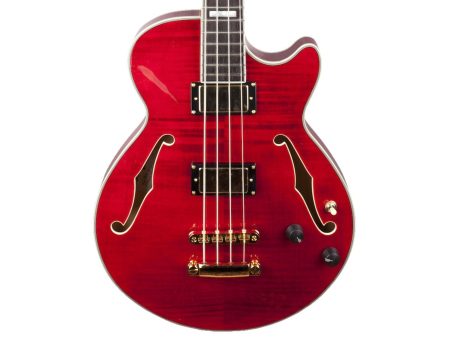 SemiHUECO 1.75" Maple Flameado Acc.DORADOS c/ESTUCHE - Image 2