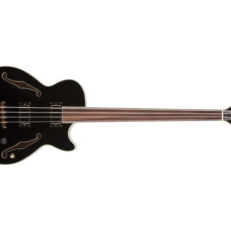 SemiHUECO FRETLESS 1.75" Maple Flameado c/ESTUCHE