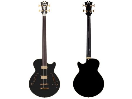 SemiHUECO FRETLESS 1.75" Maple Flameado c/ESTUCHE - Image 3