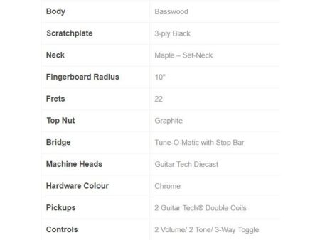 Cuerpo Solido Mango Encolado Tune-O-Matic - Image 2