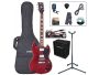 Amp10w Funda,Afin,Pie,Puas,cuerdas,correa,cable y CD