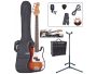 Amp10w Funda,Afin,Pie,Puas,cuerdas,correa,cable y CD
