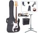 Amp10w Funda,Afin,Pie,Puas,cuerdas,correa,cable y CD
