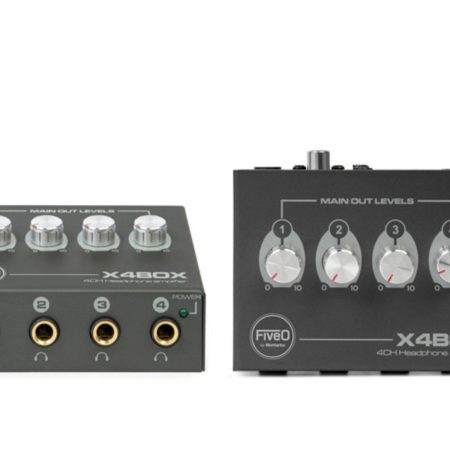 4CH headphone amplifier w/independent GainControl