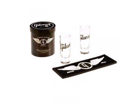 Par de vasos de vidrio con logo